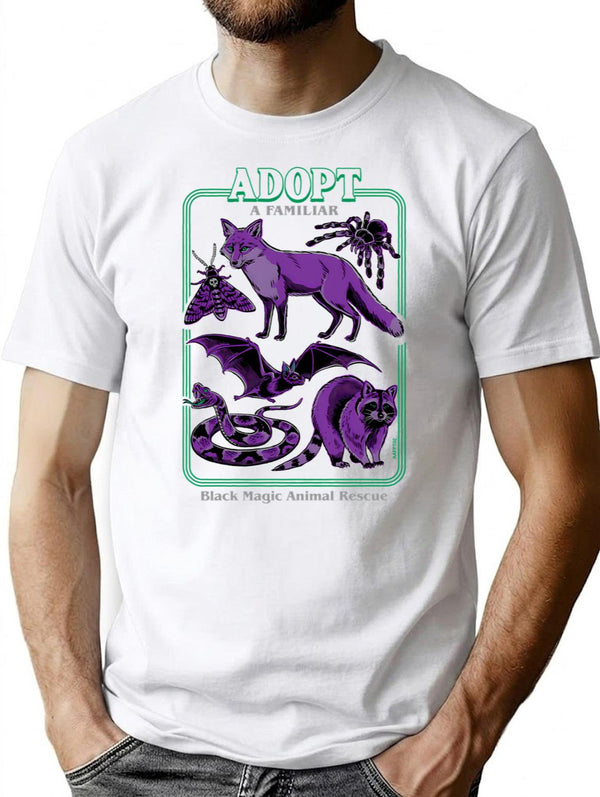 Adopt A Familiar Part 2 T-Shirt for Men & Women, T-Shirts Graphic Tee - White