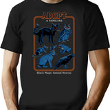 Adopt A Familiar T-Shirt for Men & Women, T-Shirts Graphic Tee - Black