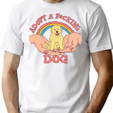 Adopt A Fcking Dog T-Shirt for Men & Women, T-Shirts Graphic Tee - White