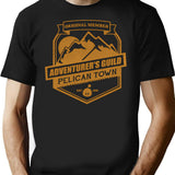Adventurer'S Guild Classic T Shirt T-Shirt for Men & Women, T-Shirts Graphic Tee - Black