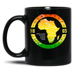 Africa Black History Juneteenth June 19 Vintage Black Coffee Mug