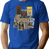 Agatha All Along Tarot Cards T-Shirt for Men & Women, T-Shirts Graphic Tee - Blue