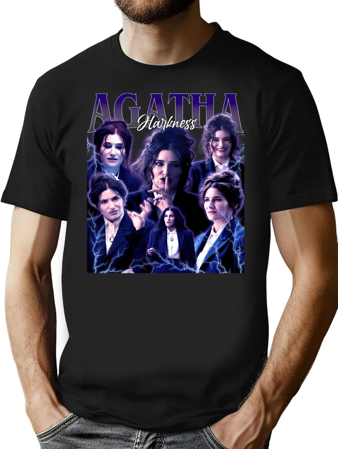 Agatha Harkness Retro Vintage T-Shirt for Men & Women, T-Shirts Graphic Tee - Black