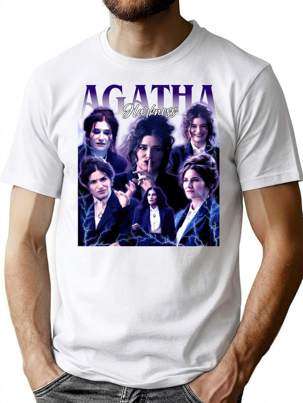Agatha Harkness Retro Vintage T-Shirt for Men & Women, T-Shirts Graphic Tee - White