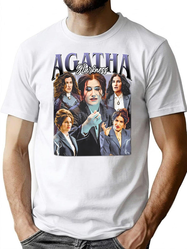 Agatha Harkness Vintage T-Shirt for Men & Women, T-Shirts Graphic Tee - White