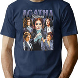 Agatha Harkness Vintage T-Shirt for Men & Women, T-Shirts Graphic Tee - Navy