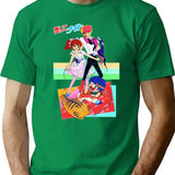 Ai Shite Night T-Shirt for Men & Women, T-Shirts Graphic Tee - Green