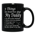 Ain T No Veteran Daddy Black Coffee Mug - Black