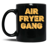 Air Fryer Gang Black Coffee Mug, Gift Coffee Mug - Black