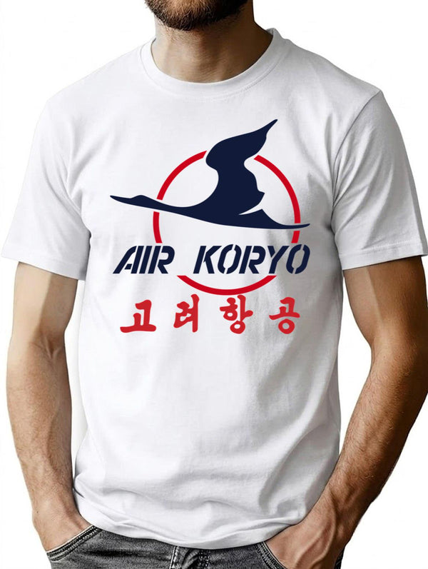 Air Koryo Vintage Logo From North Korea Airline T-Shirt for Men & Women, T-Shirts Graphic Tee - White