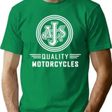 Ajs Motorcycles T-Shirt for Men & Women, T-Shirts Graphic Tee - Green