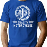 Ajs Motorcycles T-Shirt for Men & Women, T-Shirts Graphic Tee - Blue