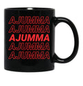 Ajumma () - Korean Married Or Old Woman Black Coffee Mug, Gift Coffee Mug - Black