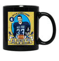 Al Bundy Football Trading Card Black Coffee Mug, Gift Coffee Mug - Black