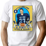 Al Bundy Football Trading Card Premium Heavyweight Cotton T-Shirt - White