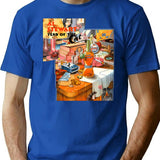Al Stewart Year Of The Cat T-Shirt for Men & Women, T-Shirts Graphic Tee - Blue
