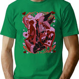 Alastor Valentines Day - Hazbin Hotel Essential Premium Heavyweight Cotton T-Shirt - Green
