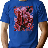 Alastor Valentines Day - Hazbin Hotel Essential Premium Heavyweight Cotton T-Shirt - Blue