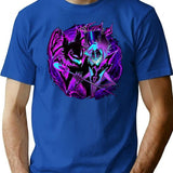 Alastor and His Shadow - Hazbin Hotel Essential  Premium Heavyweight Cotton T-Shirt - Blue