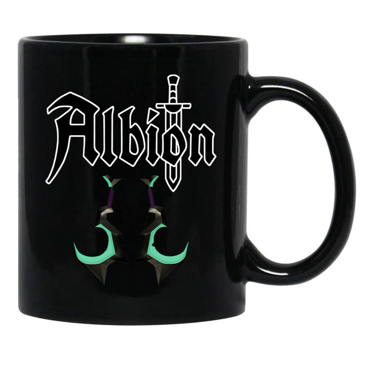 Albion Mmorpg Gamer Black Coffee Mug, Gift Coffee Mug - Black