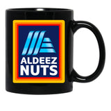 Aldeez Nuts Black Coffee Mug, Gift Coffee Mug - Black