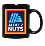 Aldeez Nuts Black Coffee Mug, Gift Coffee Mug - Black