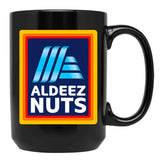 Aldeez Nuts Black Coffee Mug, Gift Coffee Mug