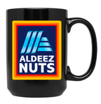 Aldeez Nuts Black Coffee Mug, Gift Coffee Mug