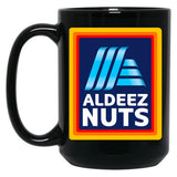 Aldeez Nuts Black Coffee Mug, Gift Coffee Mug