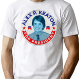 Alex P. Keaton for President Premium Heavyweight Cotton T-Shirt - White