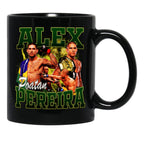 Alex Pereira Bootleg Black Coffee Mug, Gift Coffee Mug - Black