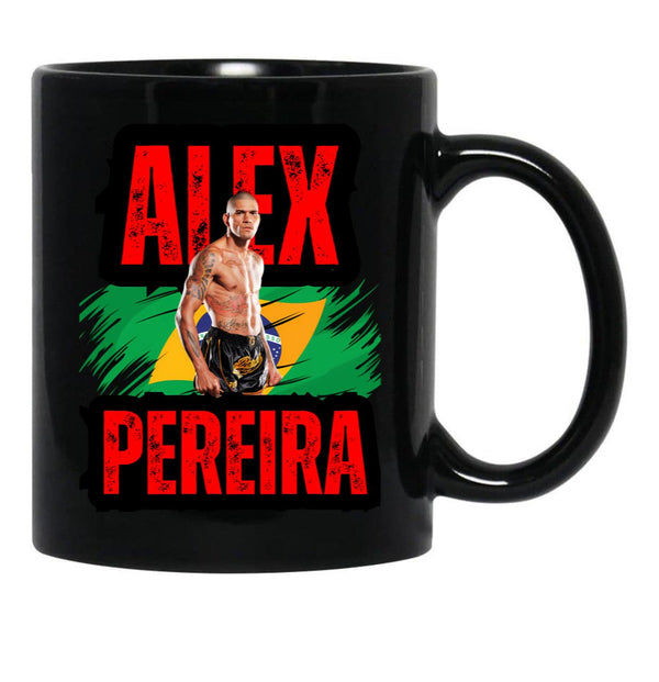 Alex Pereira By Newman100 Black Coffee Mug, Gift Coffee Mug - Black