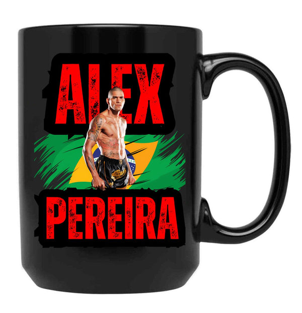 Alex Pereira By Newman100 Black Coffee Mug, Gift Coffee Mug