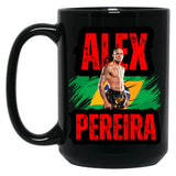 Alex Pereira By Newman100 Black Coffee Mug, Gift Coffee Mug