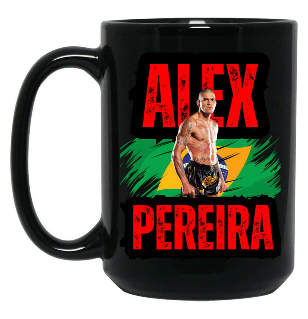 Alex Pereira By Newman100 Black Coffee Mug, Gift Coffee Mug