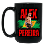 Alex Pereira By Newman100 Black Coffee Mug, Gift Coffee Mug