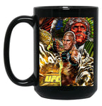 Alex Pereira Chama Black Coffee Mug, Gift Coffee Mug