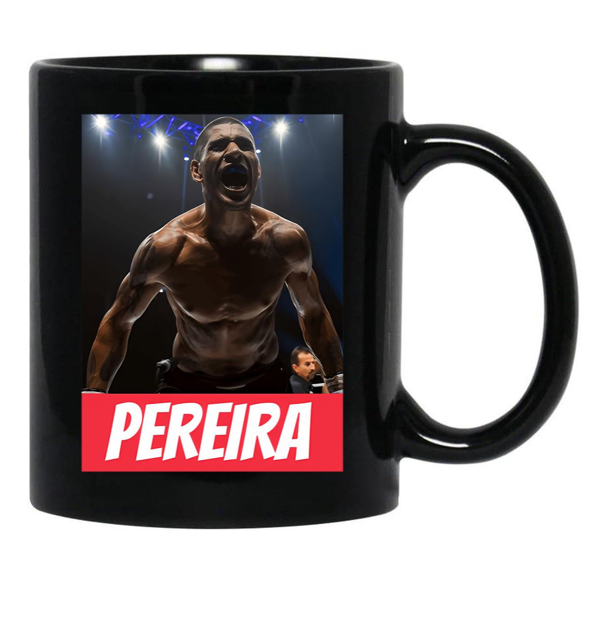 Alex Pereira Design Black Coffee Mug, Gift Coffee Mug - Black