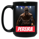 Alex Pereira Design Black Coffee Mug, Gift Coffee Mug