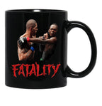 Alex Pereira Fatality Ko Black Coffee Mug, Gift Coffee Mug - Black