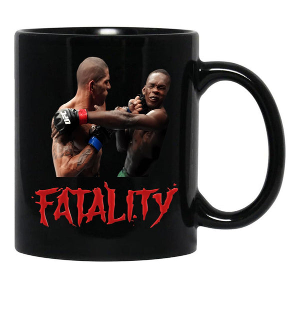 Alex Pereira Fatality Ko Black Coffee Mug, Gift Coffee Mug - Black