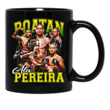 Alex Pereira Poatan Alex Pereira Bootleg Alex Pereira Black Coffee Mug, Gift Coffee Mug - Black