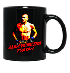 Alex Pereira Poatan Artwork Black Coffee Mug, Gift Coffee Mug - Black