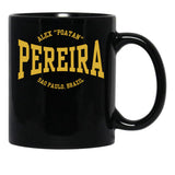 Alex Pereira Poatan Gold Black Coffee Mug, Gift Coffee Mug - Black
