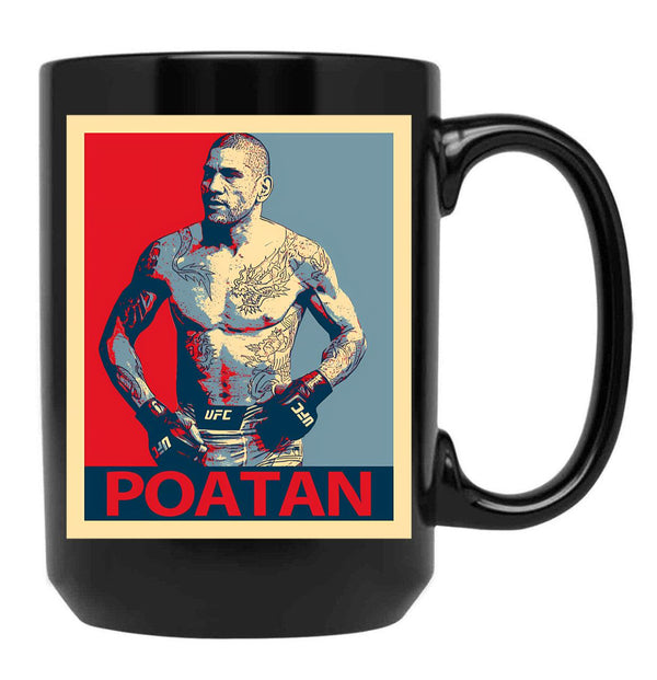 Alex Pereira Poatan Mug Black Coffee Mug, Gift Coffee Mug
