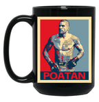 Alex Pereira Poatan Mug Black Coffee Mug, Gift Coffee Mug