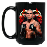 Alex Pereira Poatan Mug Alex Pereira Alex Pereira  Black Coffee Mug, Gift Coffee Mug