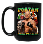 Alex Pereira Poatan Mug Bootleg Alex Pereira Alex Pereira Boot Black Coffee Mug, Gift Coffee Mug