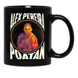 Alex Pereira Poatan Design Black Coffee Mug, Gift Coffee Mug - Black