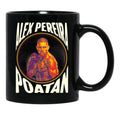 Alex Pereira Poatan Design Black Coffee Mug, Gift Coffee Mug - Black